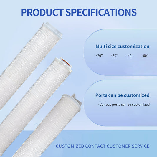 [All can be customized]Iron Removal 5/10/20/50/100 Micron Replace HF40PP001D01 High Flow Filter Cartridge 3M for Water Filtration